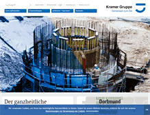 Tablet Screenshot of kramergruppe.de